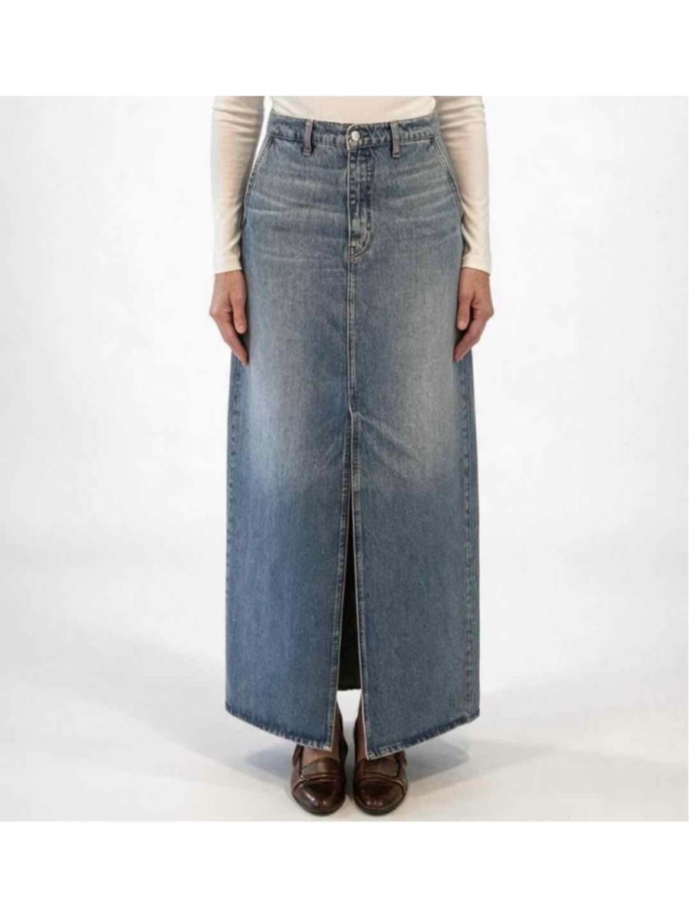 Derek Lam 10 Crosby Lu High Rise Maxi Skirt